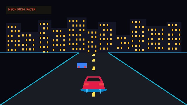 Neon Rush high speed arcade highway racing game